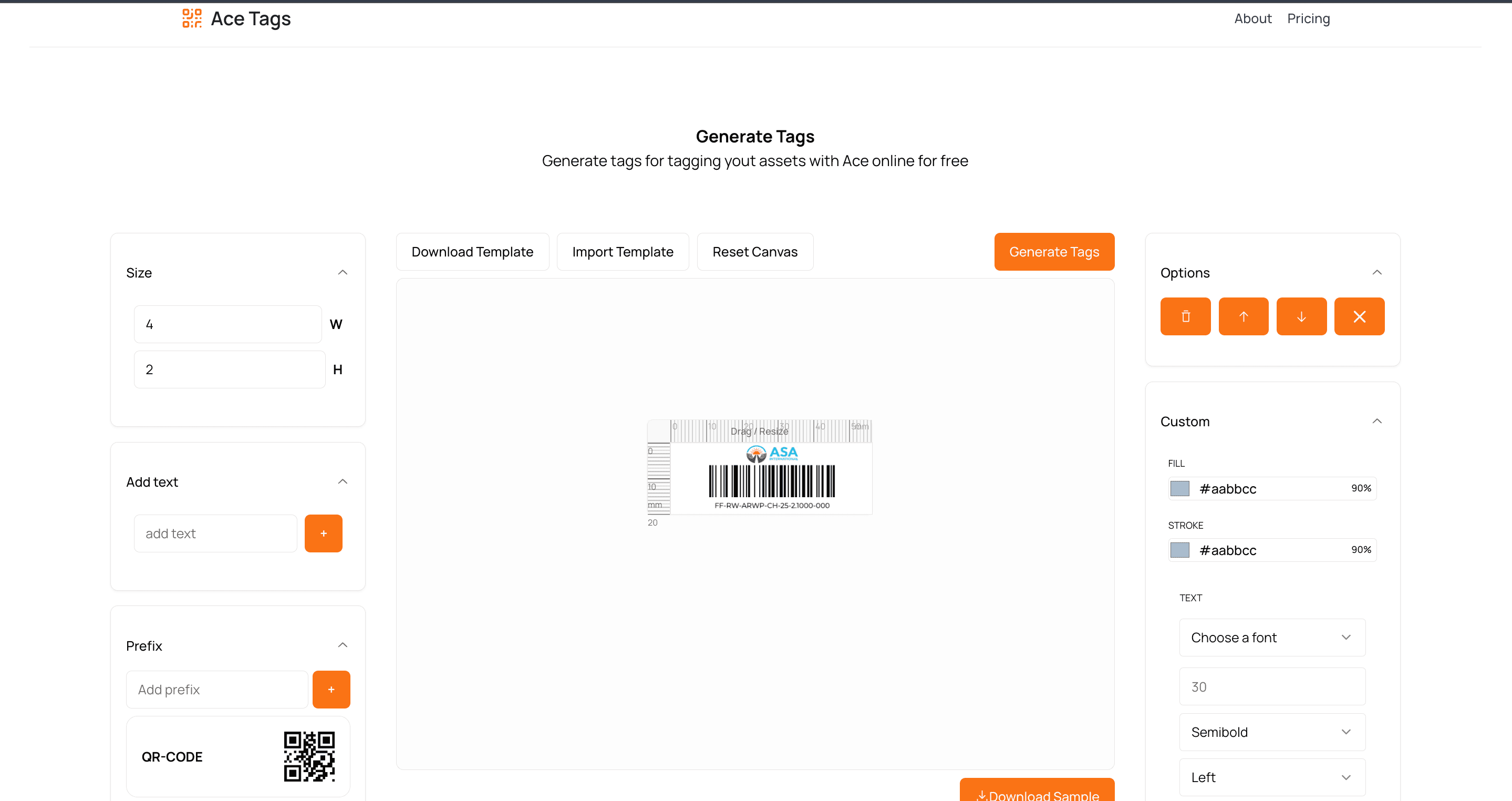 Ace Tags — Asset Label Platform